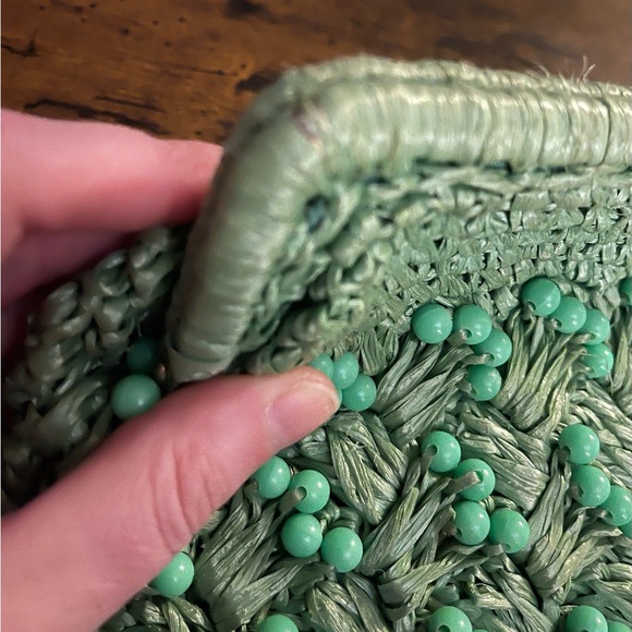 Vintage Green Clutch - Picture 3 of 6